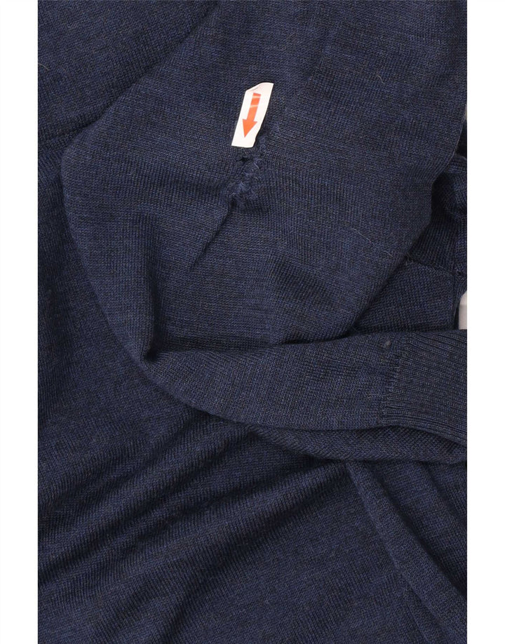 Amerigo Vespucci Herre V-hals sweater lille marineblå
