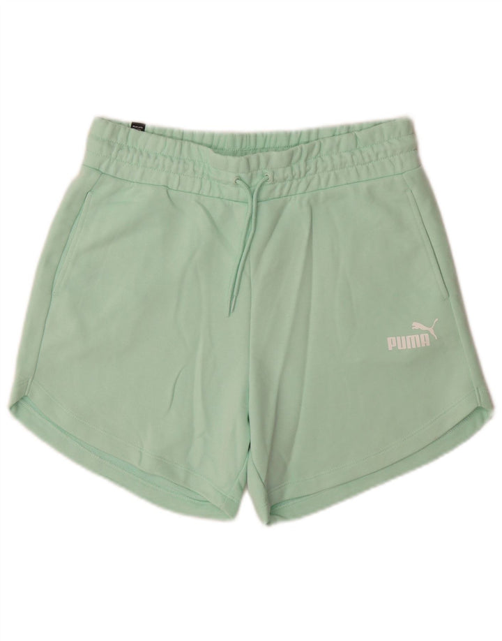Puma sportsshorts til kvinder UK 14 Medium Green Bomuld
