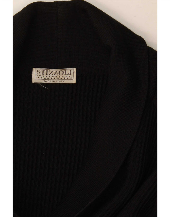 STIZZOLI Dame Dobbeltradet Frakke UK 16 Large Black