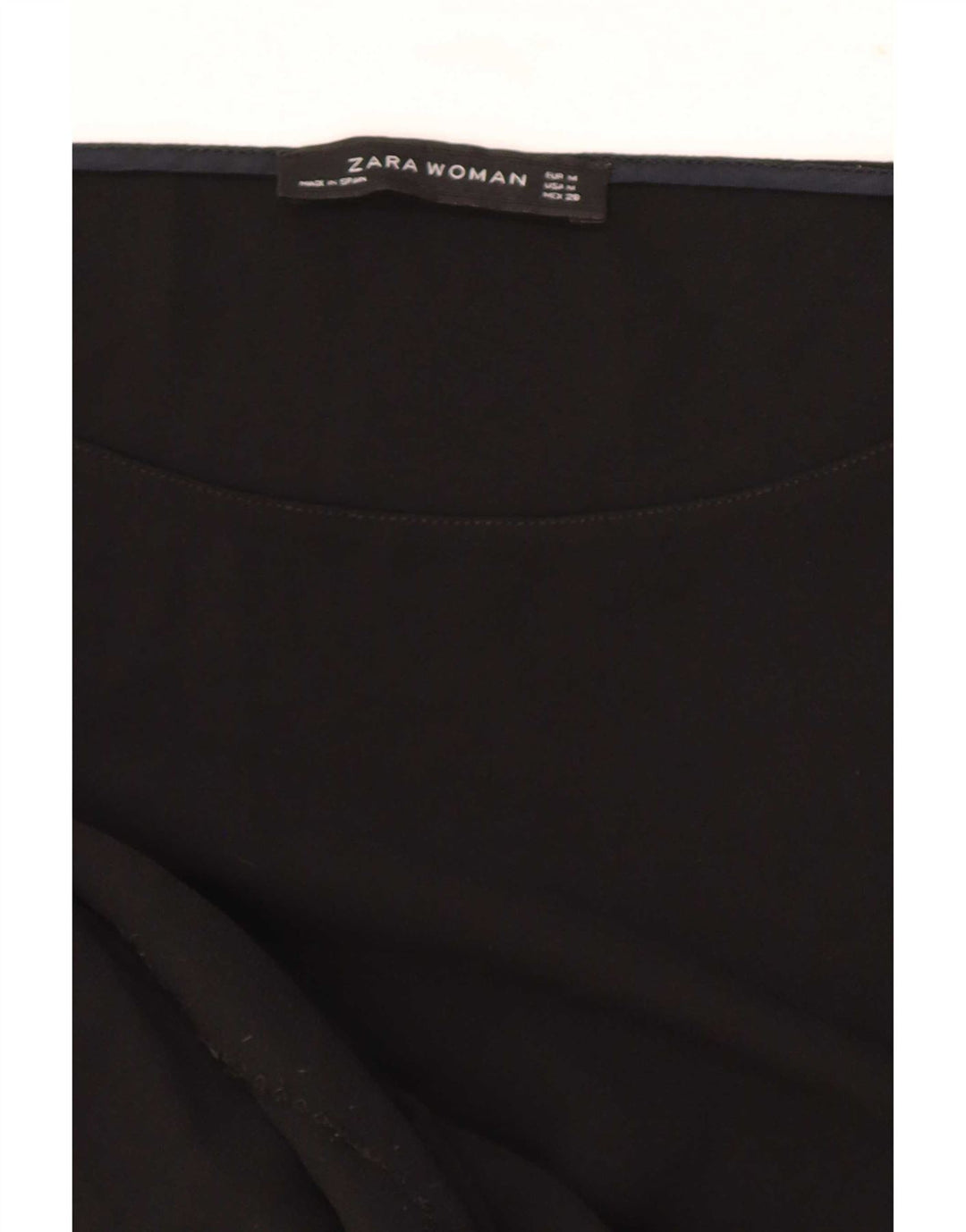 Zara Dame 3/4-ærmet Skede Kjole UK 12 Medium Sort
