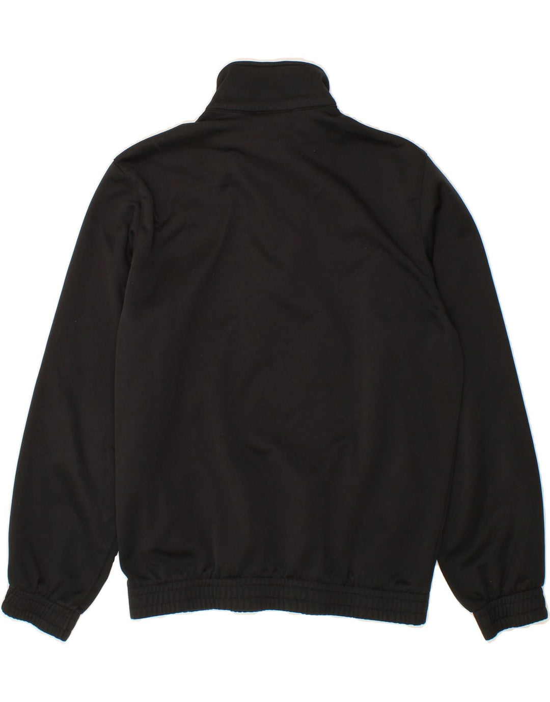 LOTTO Mens Graphic Zip Neck Sweatshirt Jumper Medium Black Vintage Lotto and Second-Hand Lotto from Messina Hembry 