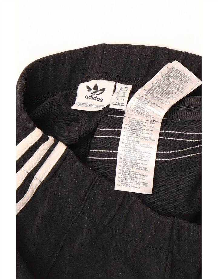 Adidas Dame Flare Træningsdragt Bukser UK 12 Medium Sort Polyester
