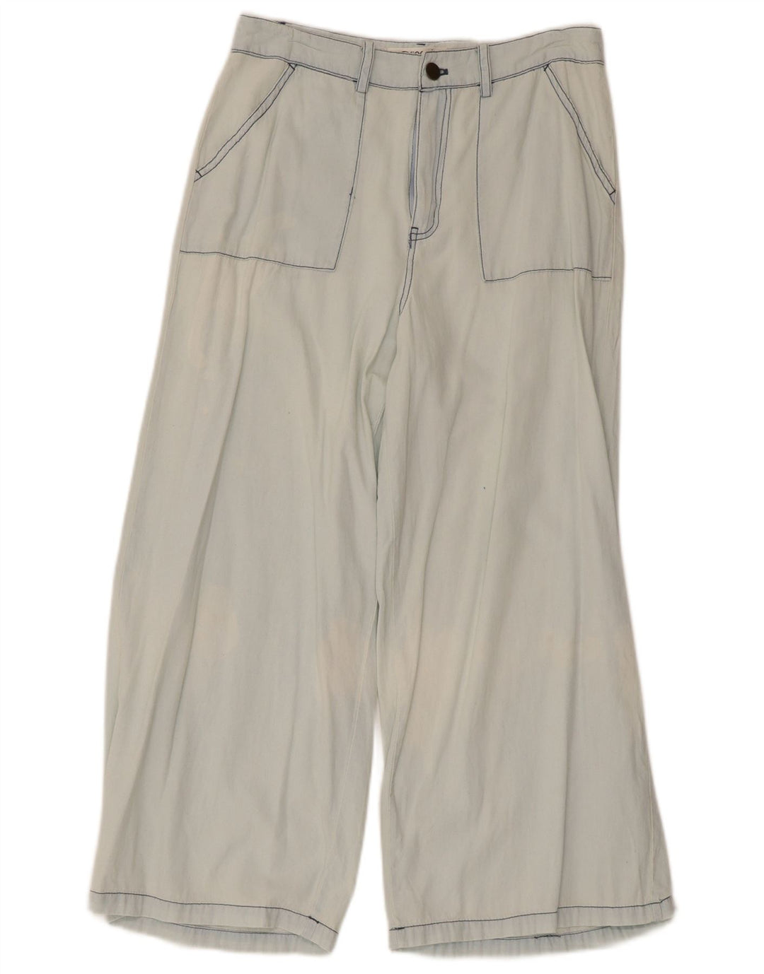 Rip Curl Kvinders Brede Ben Cropped Bukser Små W28 L23 Blå