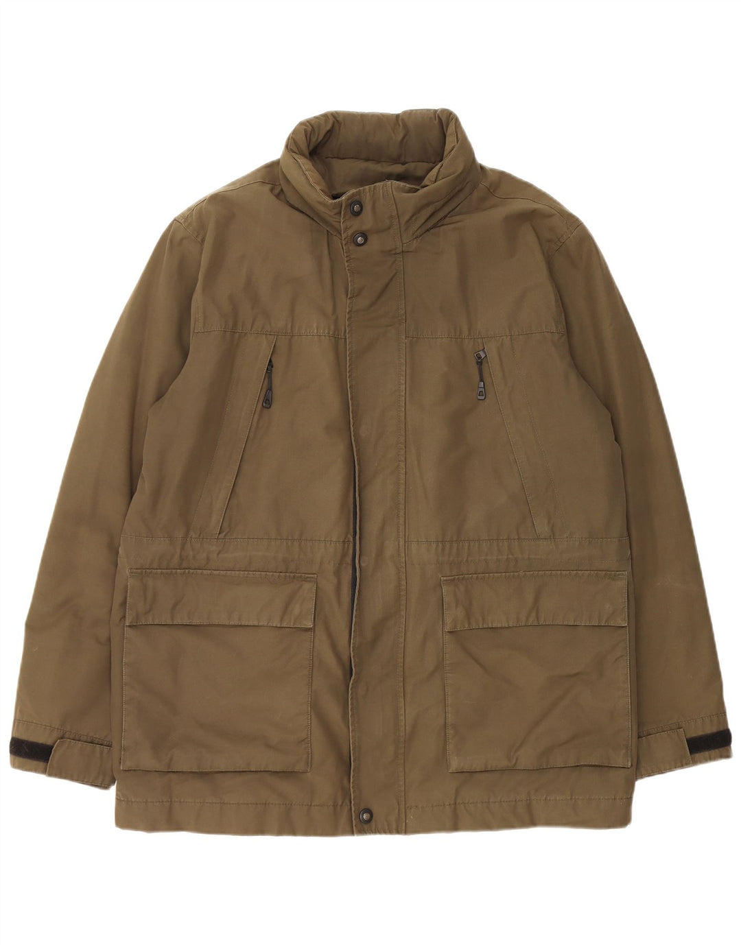 Marks & Spencer Herre Hooded Utility Jacket UK 42 XL Khaki