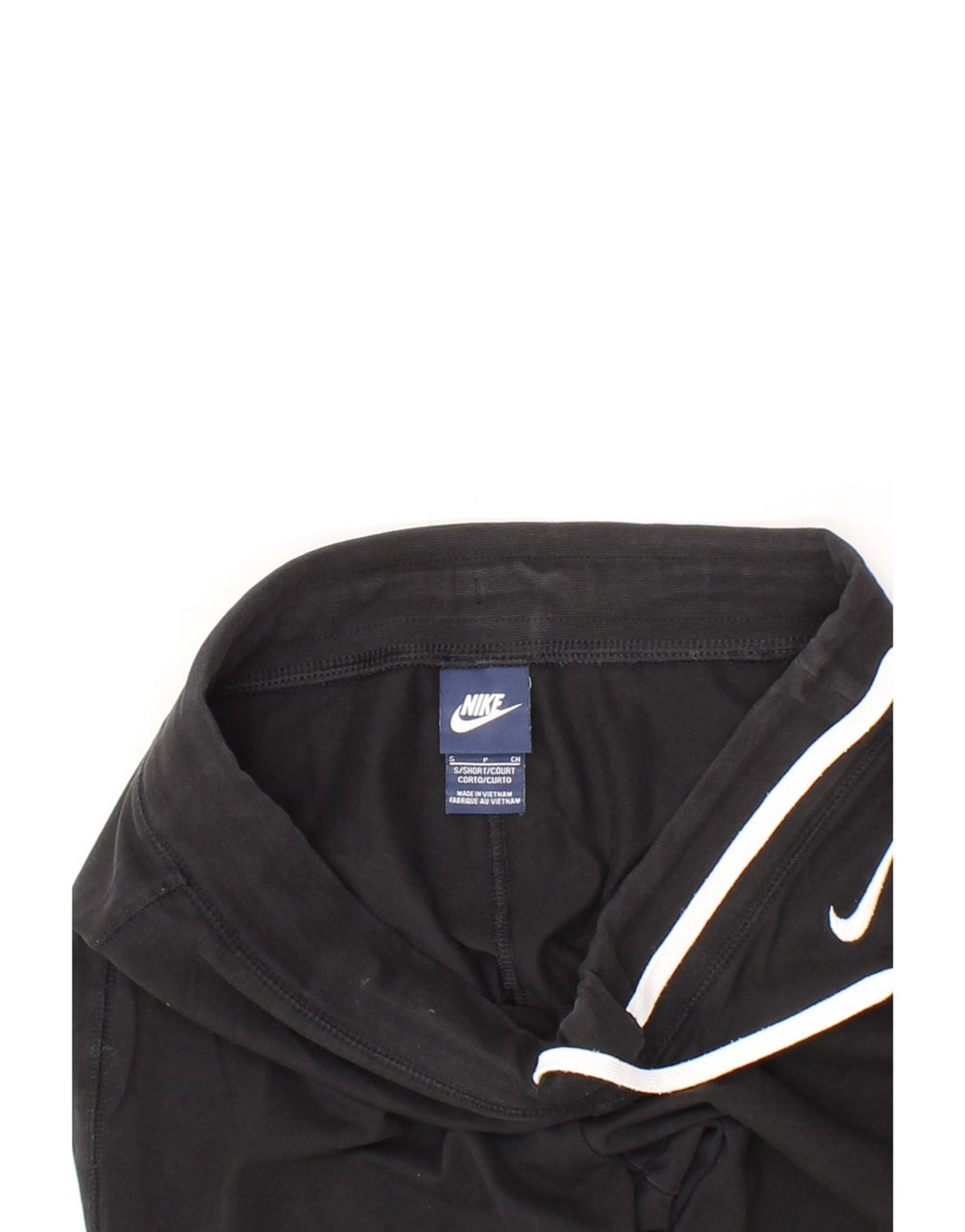 NIKE Womens Tracksuit Trousers UK 10 Small Black Vintage Nike and Second-Hand Nike from Messina Hembry 