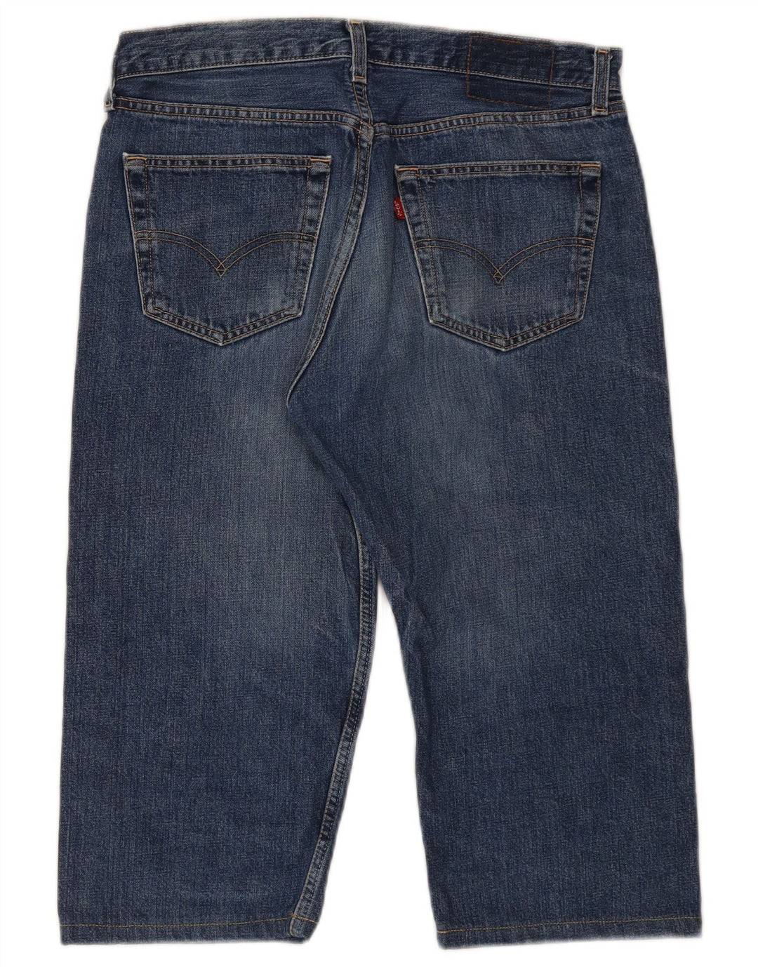 Levi's Herre Capri Jeans Str. 34 W34 L17 Blå Bomuld