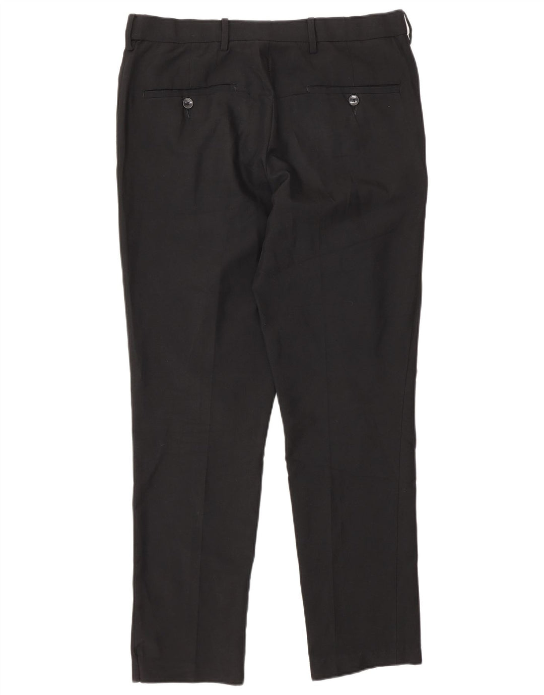 Marks & Spencer Herre Slim Fit Chino Bukser W32 L29 Sort Polyester