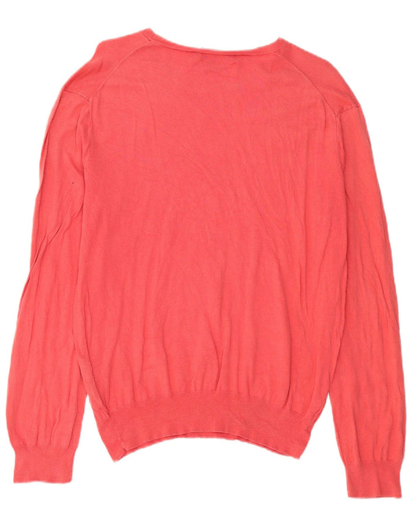 Polo Ralph Lauren Herre Slim Fit Jumper Sweater med rund hals Stor rød bomuld