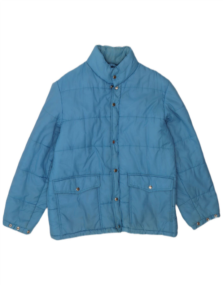 Vintage polstret herrejakke UK 40 Large Blue