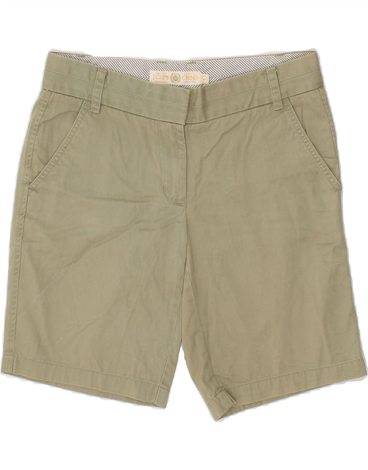 J. CREW Womens Chino Shorts US 4 Small W32 Khaki Cotton Vintage J. Crew and Second-Hand J. Crew from Messina Hembry 