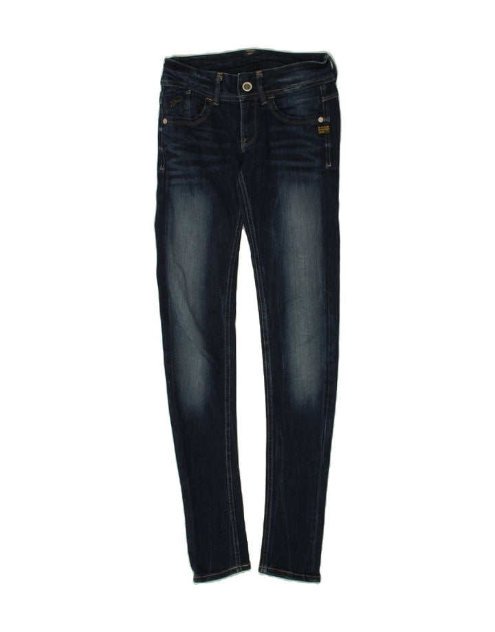 G-STAR Womens Skinny Jeans W30 L32 Navy Blue Vintage G-Star and Second-Hand G-Star from Messina Hembry 