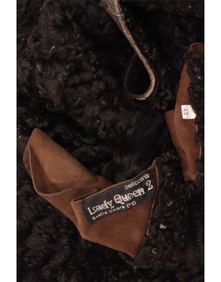 Pellicceria Dame Shearling Coat IT 42 Medium Brun