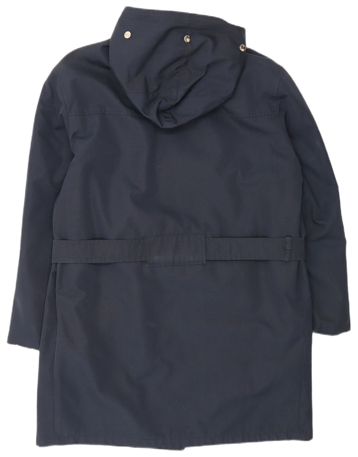 NINO Herre Loose Fit Hooded Windbreaker Coat EU 48 Medium Navy Blue