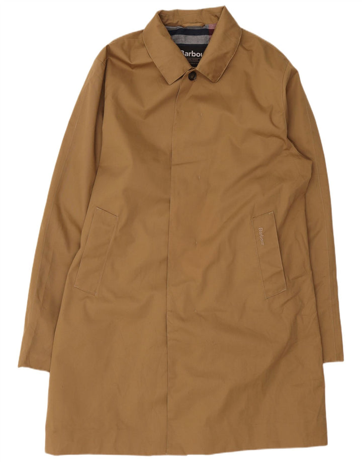 Barbour Herre Overfrakke UK 40 Large Beige Polyester