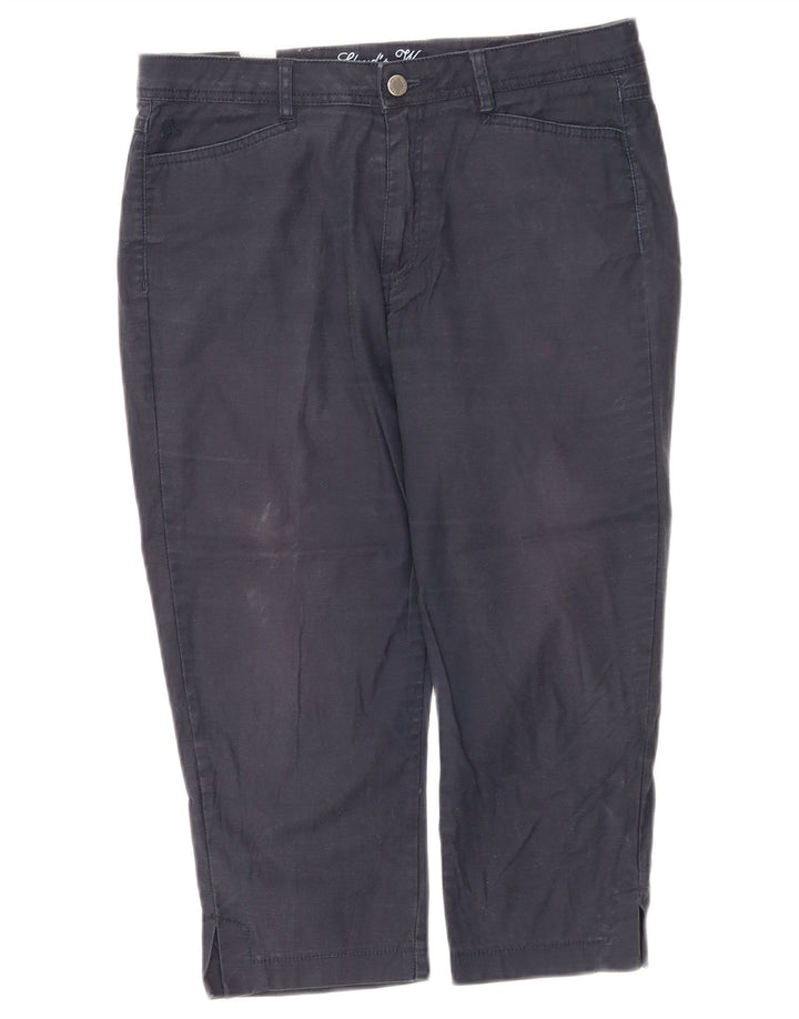 Vintage Bermuda Chino Shorts til kvinder W40 2XL Navy Blue