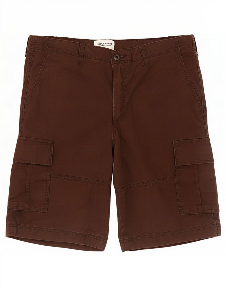 Jack & Jones herre cargo shorts store W34 brun bomuld