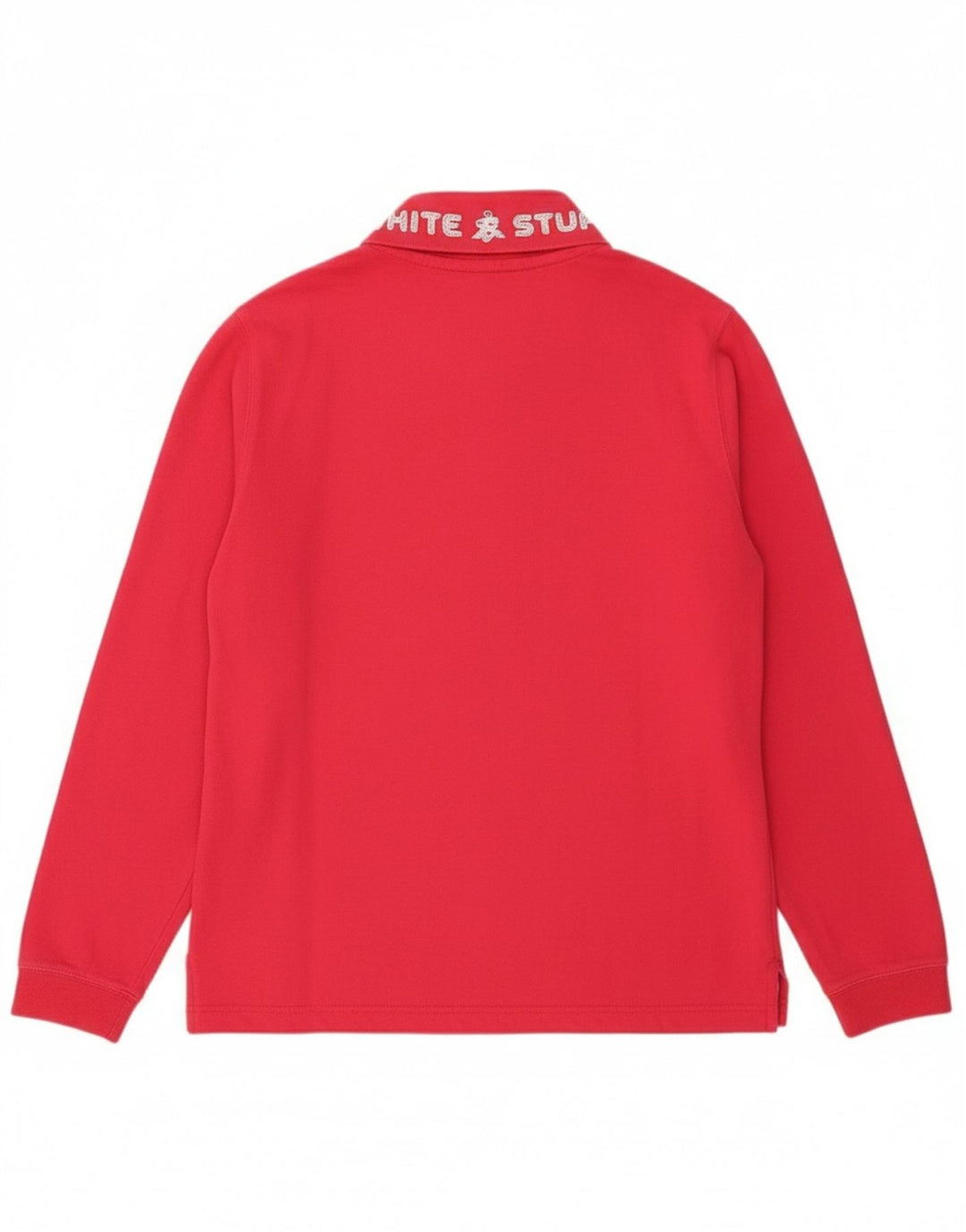 White Stuff Womens Zip Neck Sweatshirt Jumper UK 12 Medium Pink Bomuld