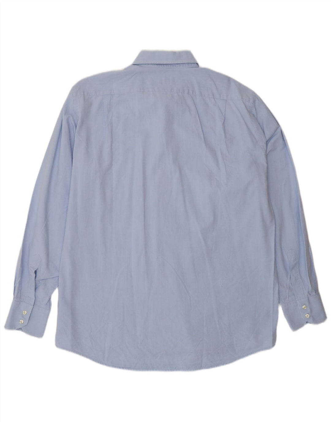 LACOSTE Mens Shirt Size 43 Large Blue Cotton