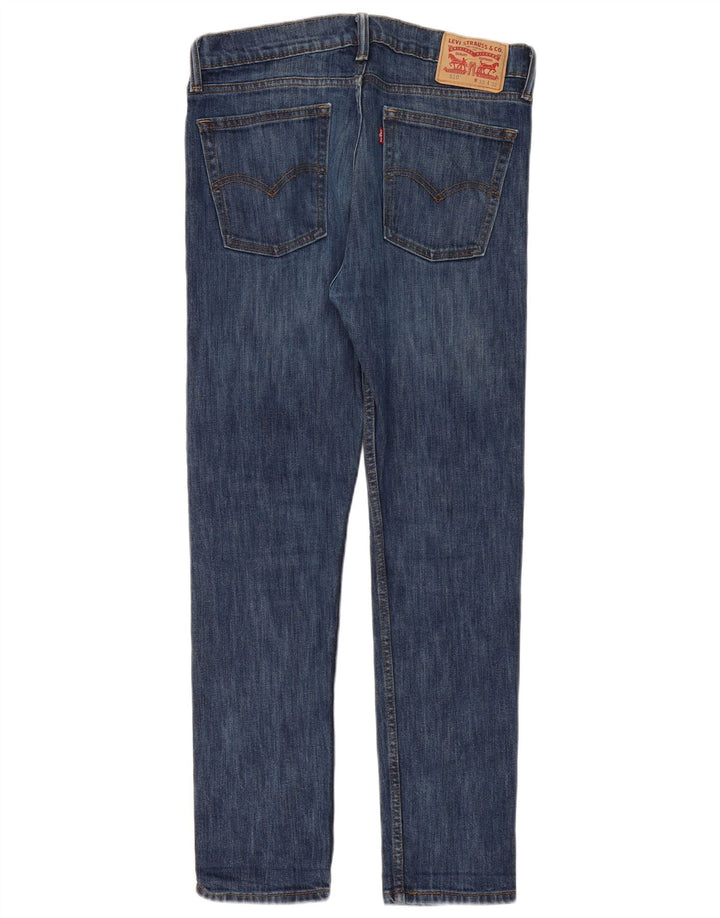 LEVI'S Herre 510 Skinny Jeans W33 L32 Blå Bomuld