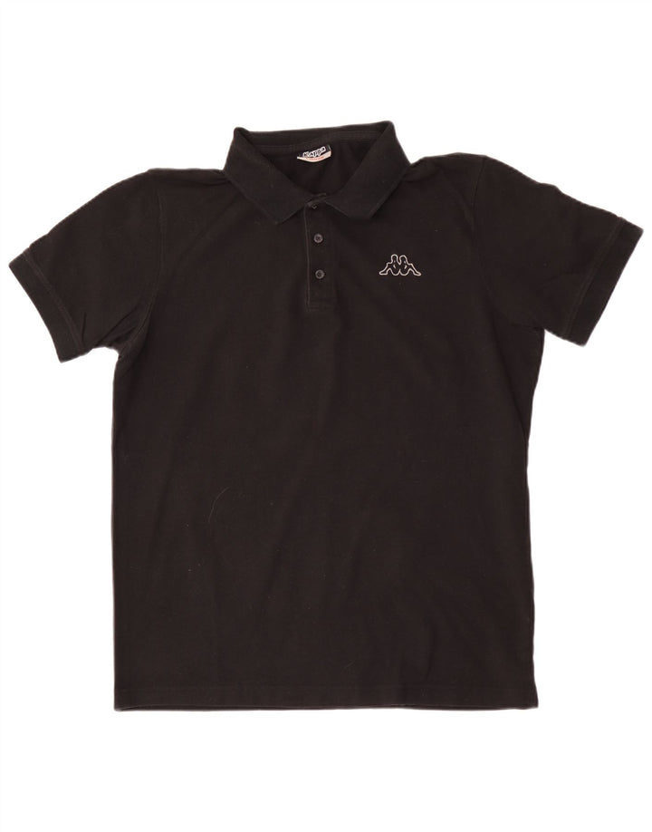 Kappa herre poloshirt stor sort bomuld