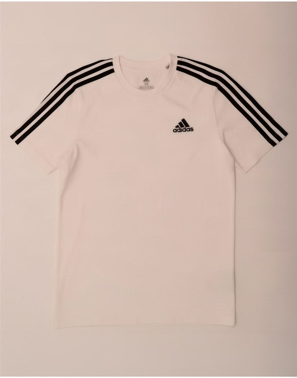 Adidas Herre T-Shirt Top XS Hvid Bomuld