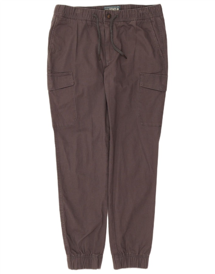 Fat Face Herre Joggers Cargo Bukser W34 L29 Grå Bomuld