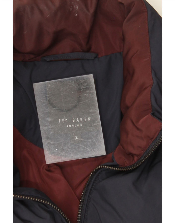 TED BAKER Polstret jakke til mænd str. 3 Medium Navyblå