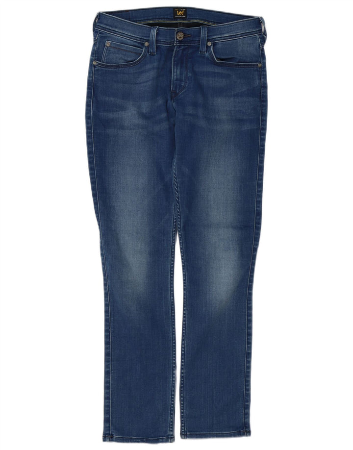 LEE Dame Jade Slim Jeans W30 L29 Blå Bomuld