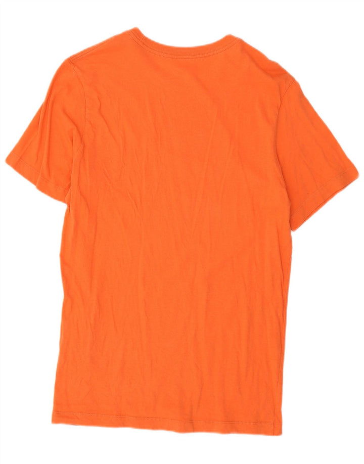 Nike grafisk t-shirt til mænd, medium orange bomuld