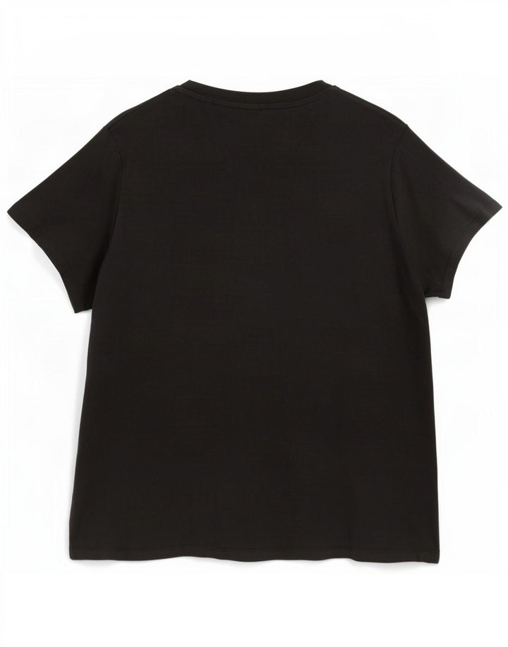 Levi's Dame Grafisk T-Shirt Top UK 20 2XL Sort