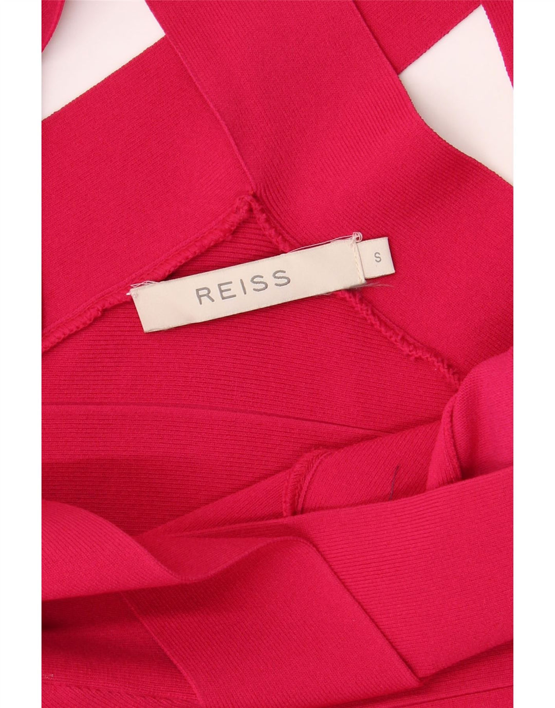 REISS Bodycon Kjole uden ærmer til kvinder UK 8 Small Pink