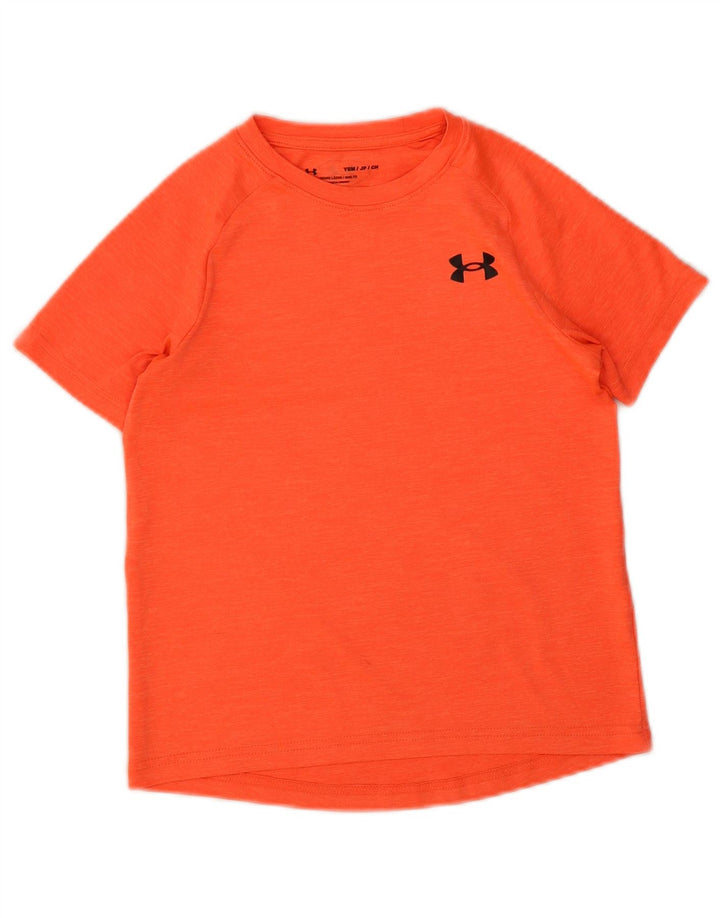Under Armour Boys T-Shirt Top 7-8 år Lille Orange