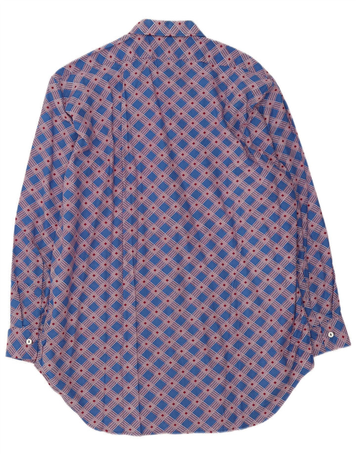 Vintage herreskjorte stor blå ternet