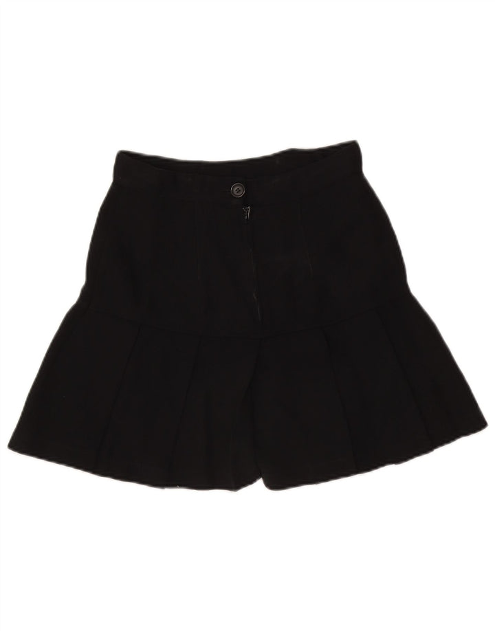 Patrizia Pepe Kvinder plisseret A-line nederdel IT 44 Medium W28 Sort
