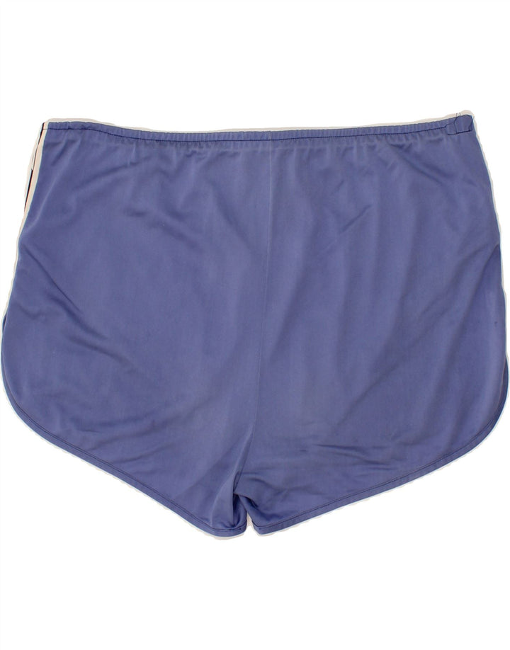 ASICS Womens Graphic Sport Shorts UK 18 XL Purple Polyester Vintage Asics and Second-Hand Asics from Messina Hembry 