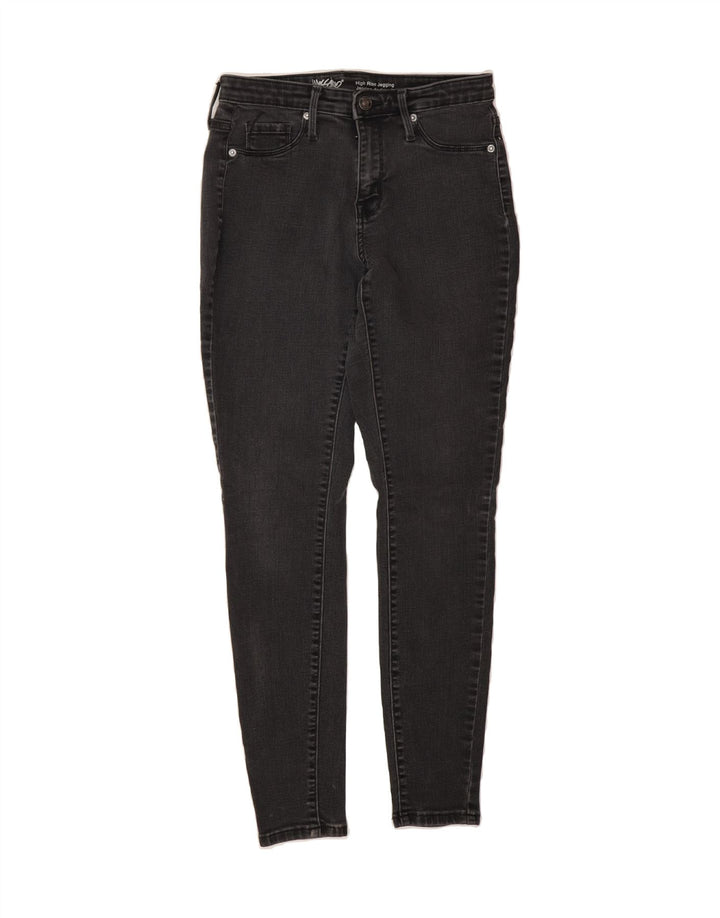 MOSSIMO Womens High Rise Jegging Jeans US 6 Medium W28 L28 Black Cotton Vintage Mossimo and Second-Hand Mossimo from Messina Hembry 