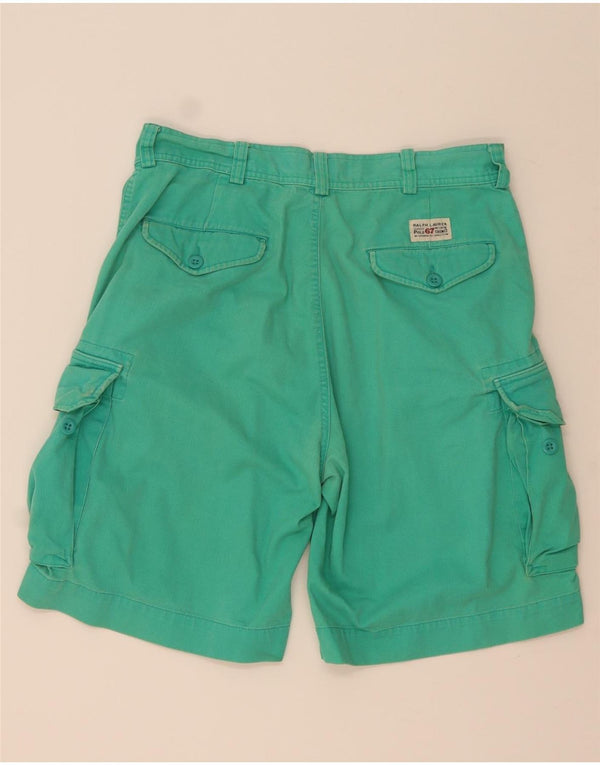Polo Ralph Lauren Herre Cargo Shorts W34 Stor grøn bomuld