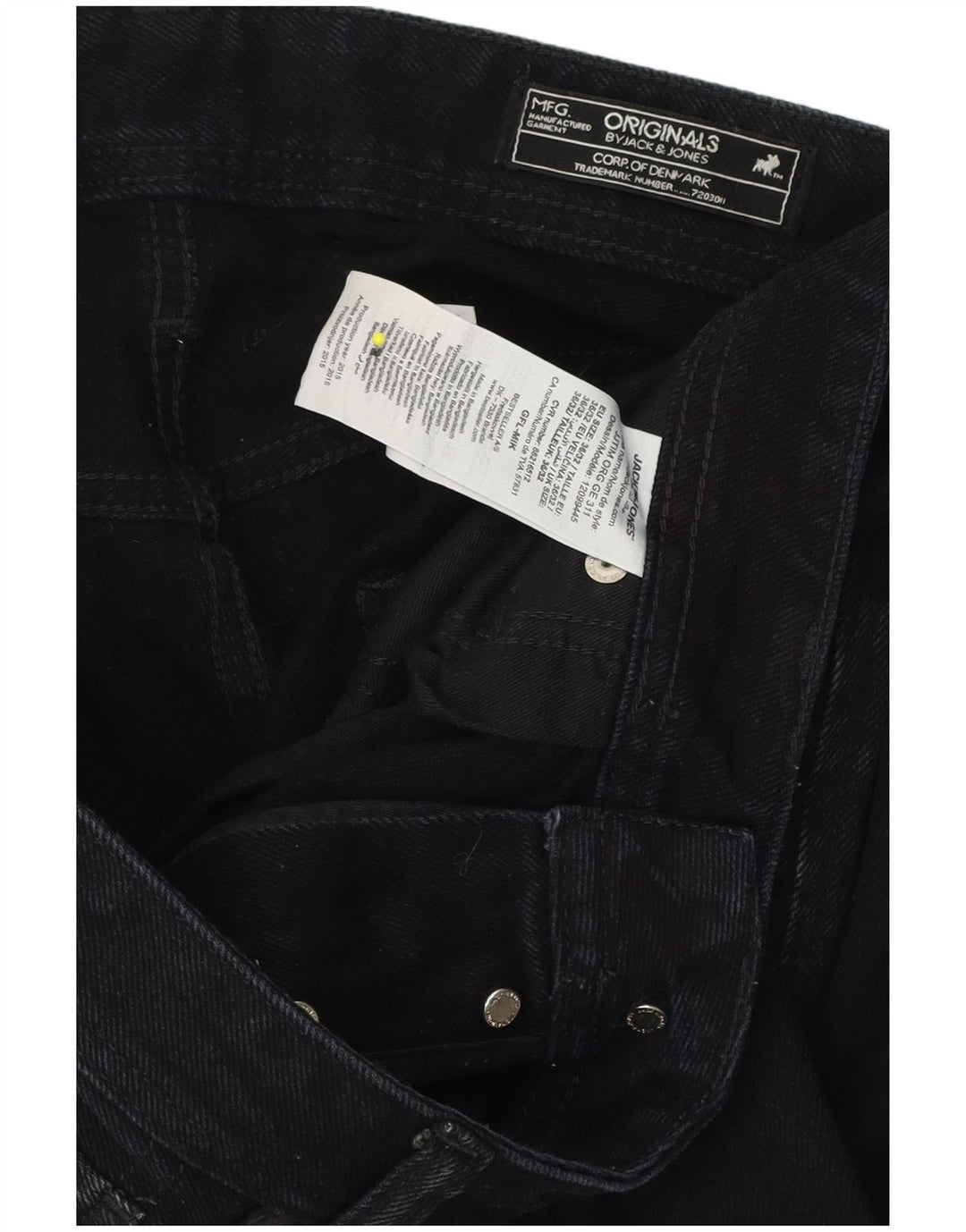 Jack & Jones Herre Tim Slim Jeans W36 L32 Marineblå Bomuld