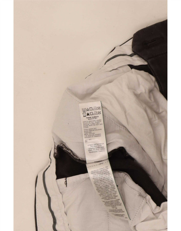 Marks & Spencer Herre Slim Chino Bukser W36 L33 Brun Bomuld