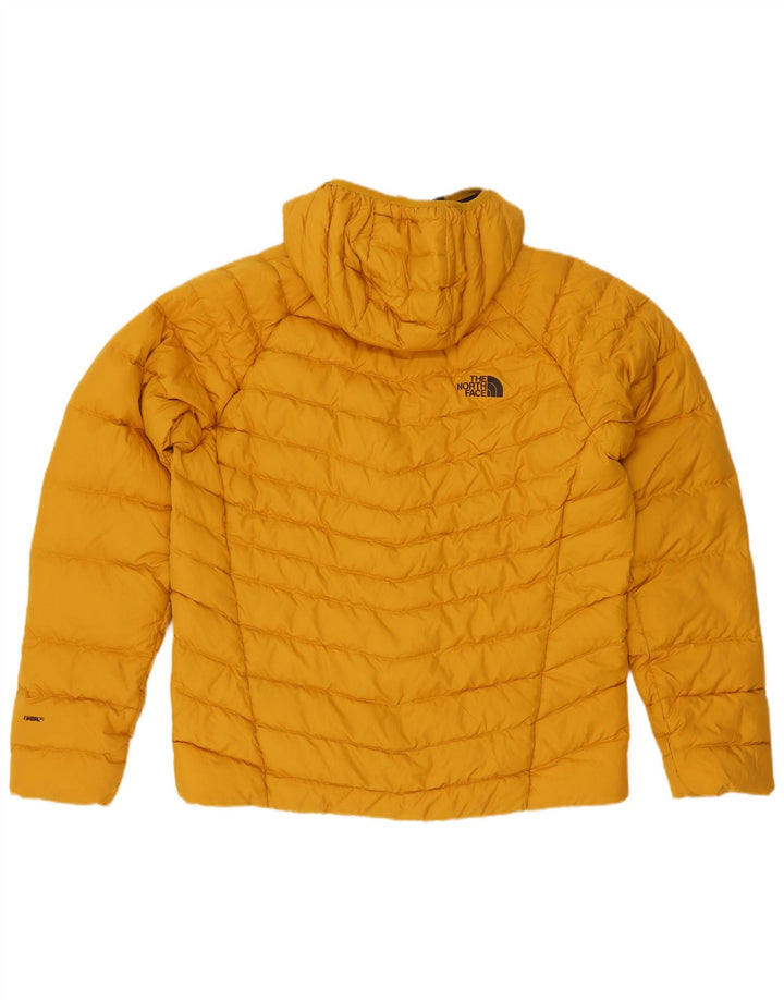 The North Face Herre Hooded Padded Jacket UK 40 Large Yellow Polyester