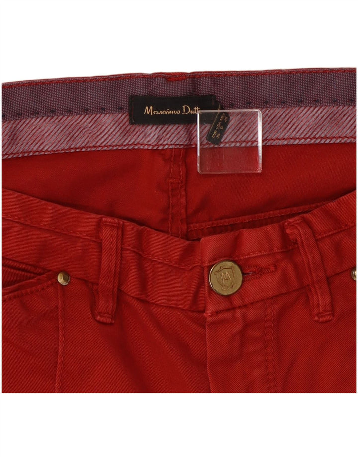 Massimo Dutti Dame Slim Jeans EU 38 Small W28 L30 Rød