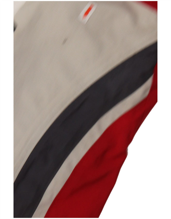 COLUMBIA Herre Interchange Windbreaker Jacket UK 40 Large Red Colourblock