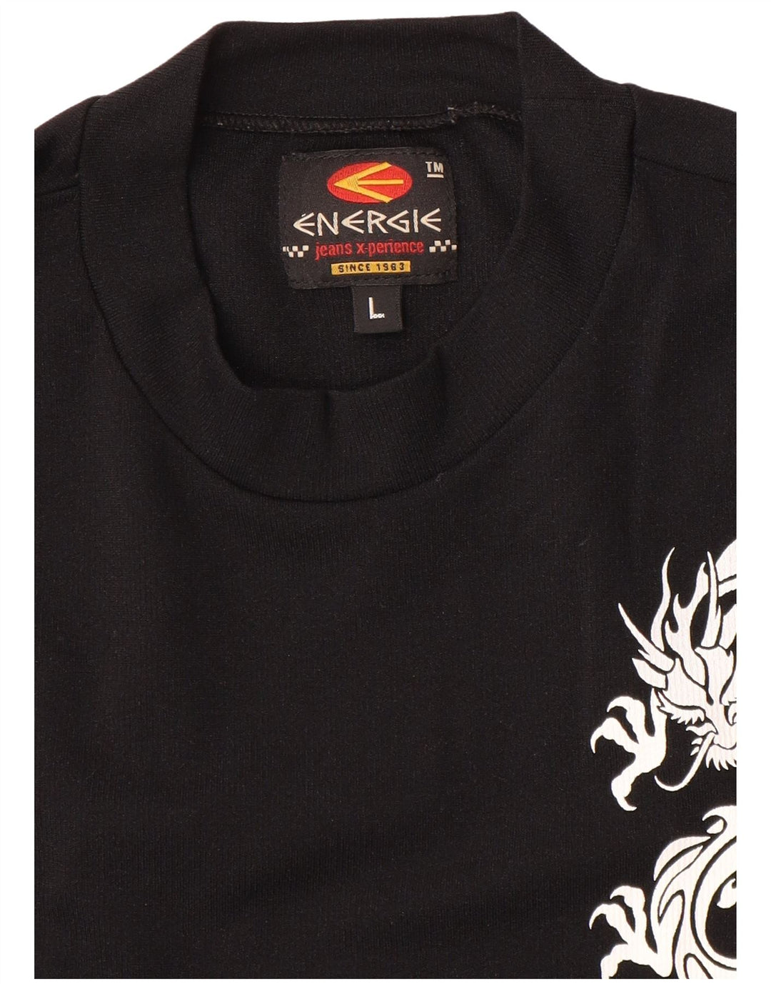 Energie Boys Grafisk T-Shirt Top 15-16 År Stor Sort
