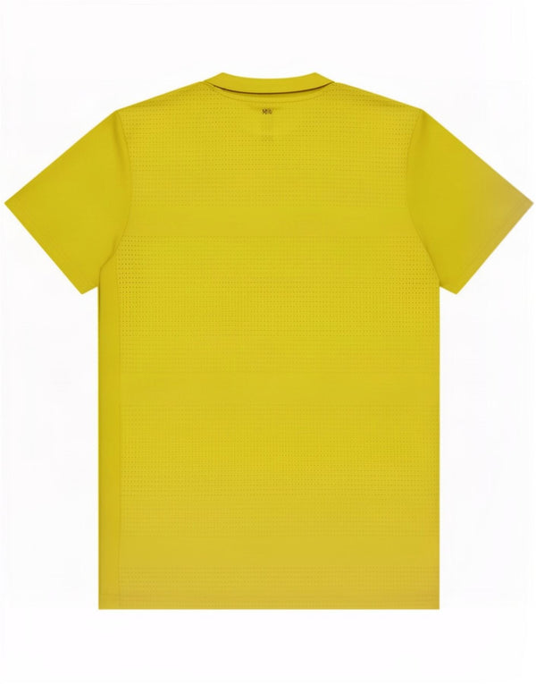 Adidas Herre Climacool T-Shirt Top Medium Gul Polyester