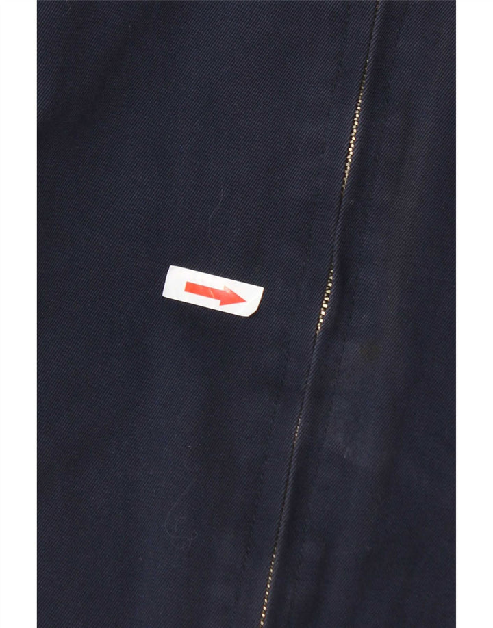 Rifle Herre Bomber Jacket UK 42 2XL Navy Blue Cotton