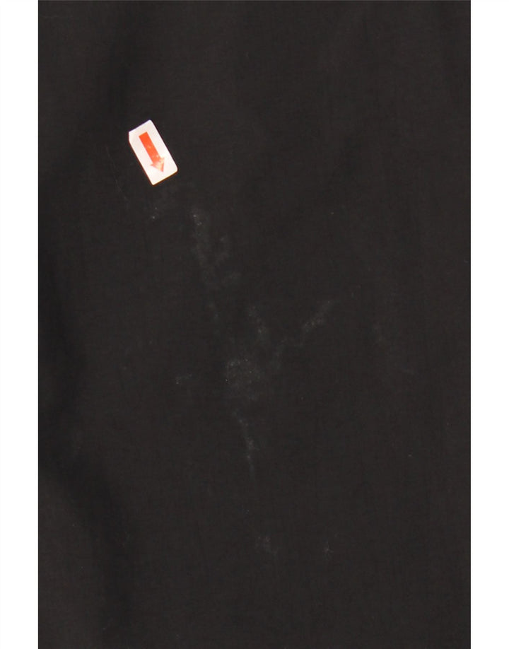 ADIDAS Regnjakke med hætte til mænd UK 38 Medium Sort Colourblock Polyester