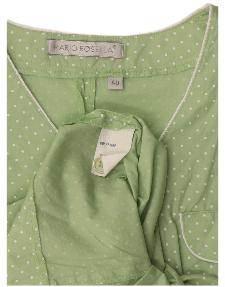 Mario Rosella Damesæt 2 stk EU 40 Mellemgrøn Polka Dot Bomuld