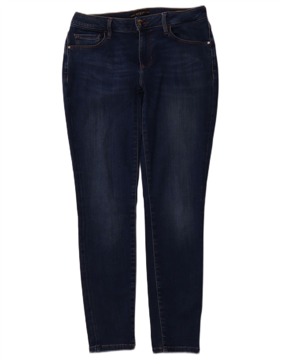 GUESS Kvinder Annette Skinny Jeans W31 L29 Marineblå Bomuld