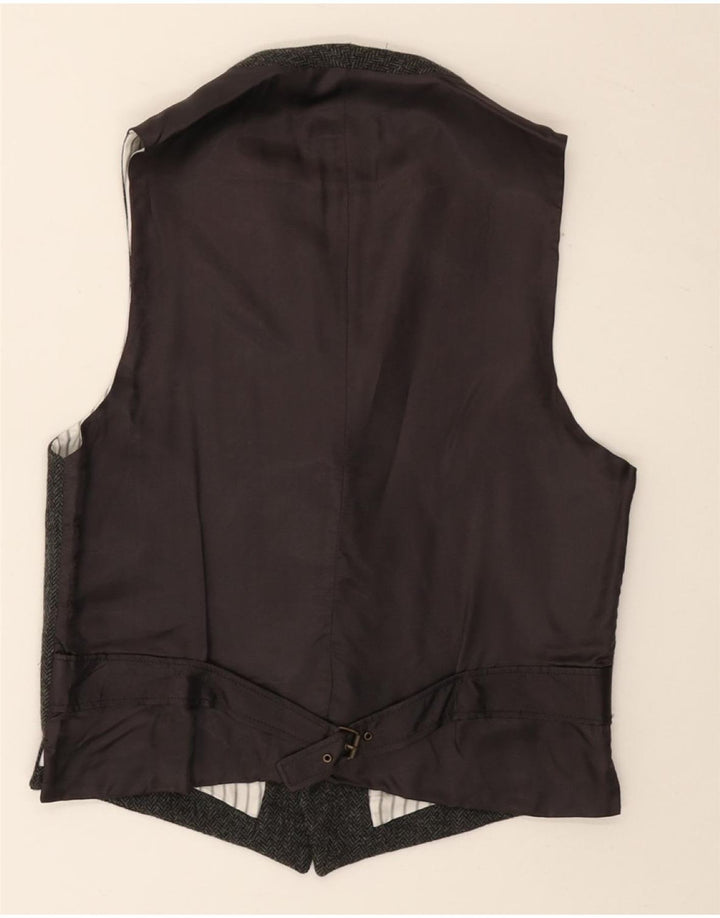 Massimo Dutti Herrevest EU 38 Mellemgrå sildebensuld