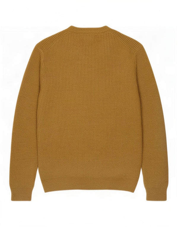Marks & Spencer Herre sweater med rund hals, medium Khaki polyamid
